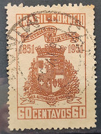 C 261 Brazil Stamp Centenary Joinvile Santa Catarina Brasao 1951 Circulated 1 - Otros & Sin Clasificación