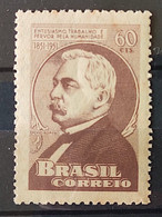 C 262 Brazil Stamp Centenary Silvio Vasconcelos Da Silveira Ramos Romero 1951 1 - Sonstige & Ohne Zuordnung