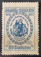 C 263 Brazil Stamp 3 Centenary Sao Joao Batista De La Salle Religion 1951 1 - Otros & Sin Clasificación