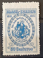 C 263 Brazil Stamp 3 Centenary Sao Joao Batista De La Salle Religion 1951 2 - Otros & Sin Clasificación
