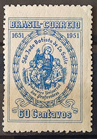 C 263 Brazil Stamp 3 Centenary Sao Joao Batista De La Salle Religion 1951 4 - Sonstige & Ohne Zuordnung