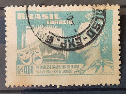 C 265 Brazil Stamp Brazilian Theater Congress Joao Caetano Dos Santos 1951 Circulated 1 - Otros & Sin Clasificación
