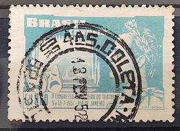 C 265 Brazil Stamp Brazilian Theater Congress Joao Caetano Dos Santos 1951 Circulated 10 - Otros & Sin Clasificación