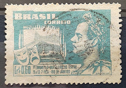 C 265 Brazil Stamp Brazilian Theater Congress Joao Caetano Dos Santos 1951 Circulated 11 - Otros & Sin Clasificación
