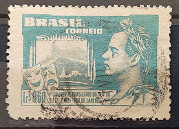 C 265 Brazil Stamp Brazilian Theater Congress Joao Caetano Dos Santos 1951 Circulated 12 - Sonstige & Ohne Zuordnung