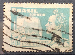 C 265 Brazil Stamp Brazilian Theater Congress Joao Caetano Dos Santos 1951 Circulated 15 - Otros & Sin Clasificación