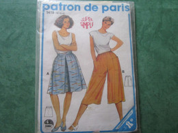 PATRON DE PARIS 9419 - 38-40-42 - Super Simple - Patterns