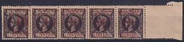 1899-486 CUBA 1899 10c S. 1c US OCCUPATION 4th ISSUE COMPLETE TRIP PHILATELIC FORGERY. - Neufs