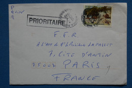 Q3 NOUVELLE CALEDONIE BELLE LETTRE 1996 NOUMEA POUR PARIS FRANCE+ PRIORITAIRE  + AFFRANCH. PLAISANT - Cartas & Documentos