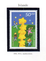 ✅ " ISLANDE  N° YT 890 / EUROPA 2000 / TRAINEE D'ETOILES " Sur Timbre Neuf ** MNH. - 2000