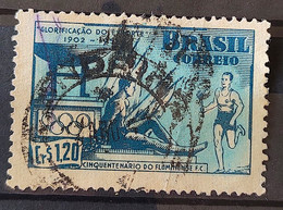 C 282 Brazil Stamp Fluminense Football Club Soccer 1952 Circulated 6 - Otros & Sin Clasificación
