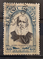 C 284 2 Brazil Stamp Exhibition Philatelic Sao Paulo Dom Pedro Big Head 1952 Circulated 1 - Otros & Sin Clasificación