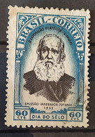 C 284 2 Brazil Stamp Exhibition Philatelic Sao Paulo Dom Pedro Big Head 1952 Circulated 4 - Otros & Sin Clasificación