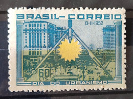 C 287 Brazil Stamp World Urbanism Day Geography 1952 - Sonstige & Ohne Zuordnung