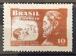 C 289 Brazil Stamp Campaign Against Leprosy Priest Damiao Religion Health H1 1952 2 - Otros & Sin Clasificación