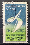 C 295 Brazil Stamp Centenary 4 Sao Paulo 1953 Circulated 1 - Otros & Sin Clasificación