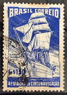 C 299 Brazil Stamp Ship Marine Military School Almirante Saldanha 1953 Cirulado 1 - Otros & Sin Clasificación
