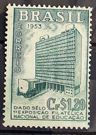 C 303 Brazil Stamp Exhibition 1953 National Education Philatelic 1 - Otros & Sin Clasificación