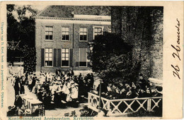 CPA AK APPINGEDAM Kerkplein Koninginnefeest NETHERLANDS (706310) - Appingedam