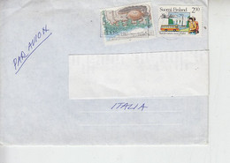 FINLANDIA  1987 - Lettera Per Italia -  Unificato 975-985 - Lettres & Documents