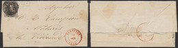 Médaillon - N°3 Touché Sur LAC Obl P114 çàd Termonde (1850, Manusc. Grembergen) > Vilvorde - 1849-1850 Médaillons (3/5)