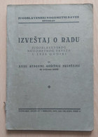IZVJEŠTAJ O RADU JUGOSLAVENSKOG NOGOMETNOG SAVEZA 1935, YUGOSLAV FOOTBALL FEDERATION - Libros