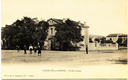 6835 - Ardéche - LA VOULTE Sur RHONE : Ecoles Laïques (disparues ??) - Dos Non Séparé D'avant 1904 - édit: Bergeret - La Voulte-sur-Rhône