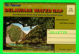 DELAWARE WATER GAP - CARNET SOUVENIR FOLDER - NATIONAL RECREATION ARES - 18 PHOTOS - - Andere & Zonder Classificatie