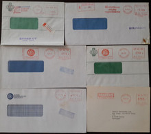 Suomi - Advertising METER Franking - 6 Covers - Lettres & Documents