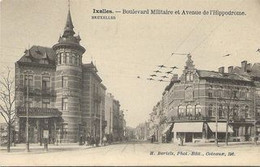 REF3971/ CP-PK Ixelles-Bruxelles Boulevard Militaire Et Avenue De L'Hippodrome Magasin Delhaize Animée MINT - Ixelles - Elsene