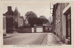 44   Ligne  -  Place Du Chevet De L'eglise -   Chateau De La Peretrie - Ligné