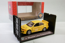 Cararama / Hongwell - MITSUBISHI LANCER EVOLUTION VI WRC Jaune BO 1/43 - Cararama (Oliex)