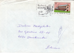 Cover 1993 Sent From Luxembourg To Lithuania Meter Cancel #27231 - Covers & Documents