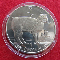 Isle Of Man 1 Crown 1988 Cat - Isle Of Man