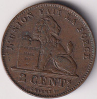 BELGIUM , 2 CENT 1909 - Otros & Sin Clasificación