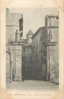 CPA FRANCE 30 " Aramon, Ancien Portail Cours Gambetta". - Aramon