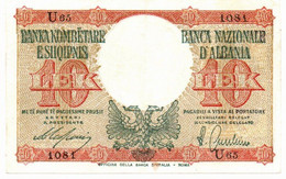 Albania - 10 Lek 1940 Colonie - Sin Clasificación