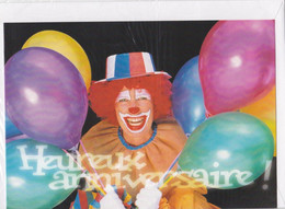 Postogram 180 F / 00 - Heureux Anniversaire ! - Balloons - Clown - Postogram