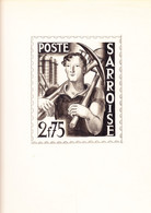 1947/1948  2.75 Franc, Originalentwurf Bergmann. Künstler Und Entwerfer: Decaris. Für Markenserie 1948.Vor- - Autres & Non Classés