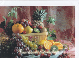 Postogram 215 N - Van Harte Beterschap - Oranges - Grapes - Kiwi ... - Postogram