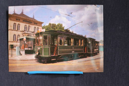 P-24 / Bruxelles - Tramway - Motrice 1291 Et Remorque N° 632 - (1910) - Attention !!!!  Reflet Sur La Photo - Nahverkehr, Oberirdisch