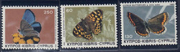 CHYPRE - Faune, Papillons - Y&T N° 579-581 - MNH - 1983 - Andere & Zonder Classificatie