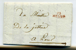 73 MELUN   / Dept De Seine Et Marne / Pluviose An 4 / Commissaire Du Directoire Executif Pour Le Ministre De La Justice - 1701-1800: Vorläufer XVIII