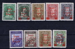 Turkey Mi 971 - 979  Isf1315 - 1323  1934  IzmirMint Never Hinged, New Without Hinge. Postfrisch - Gebraucht