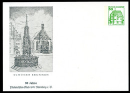 Bund PP104 B2/022 FRAUENKIRCHE SCHÖNER BRUNNEN NÜRNBERG 1981 - Cartoline Private - Nuovi