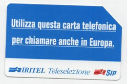 SCHEDA TELEFONICA - PHONE CARD - ITALIA - TELECOM - SIP - Public Themes