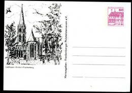 Bund PP106 B2/010 LIEBFRAUEN-KIRCHE FRANKENBERG 1986 - Private Postcards - Mint