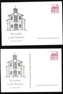 Bund PP106 B2/030a+b GARNISONSKIRCHE KIEL-FIREDRICHSORT 1986 - Private Postcards - Mint