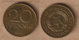 ALEMANIA   20 Pfennig 1969  Brass • 5.4 G • ⌀ 22.2 Mm KM# 11, Schön# 11 - 20 Pfennig