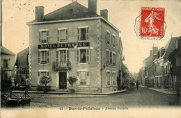 Dun Le Palleteau * Avenue Fayolle * Devanture Façade Hôtel De France - Dun Le Palestel